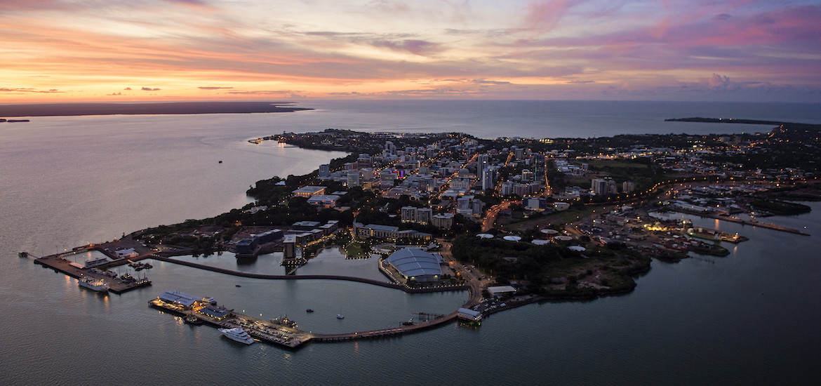 darwin NT Australia aerial sunset family days out darwin city guide