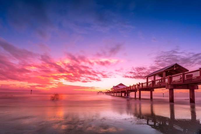 a lovely Florida beach sunset