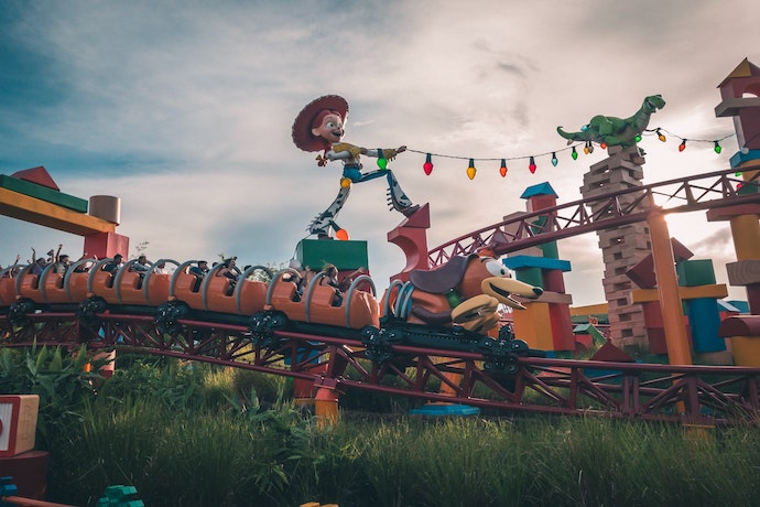 slinky dog dash ride