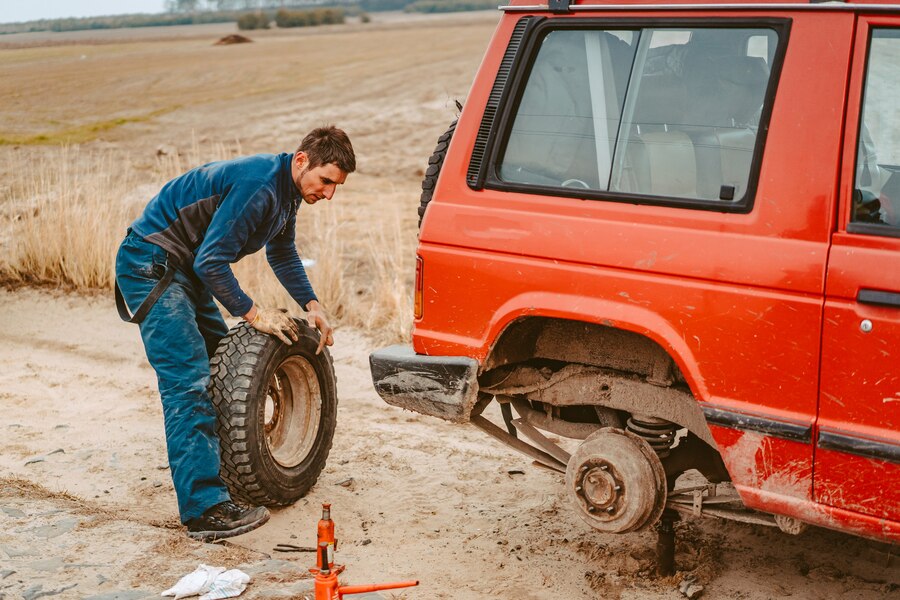 man does tyre change