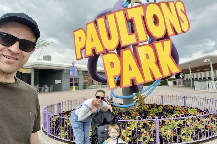 Family visit Paultons Park