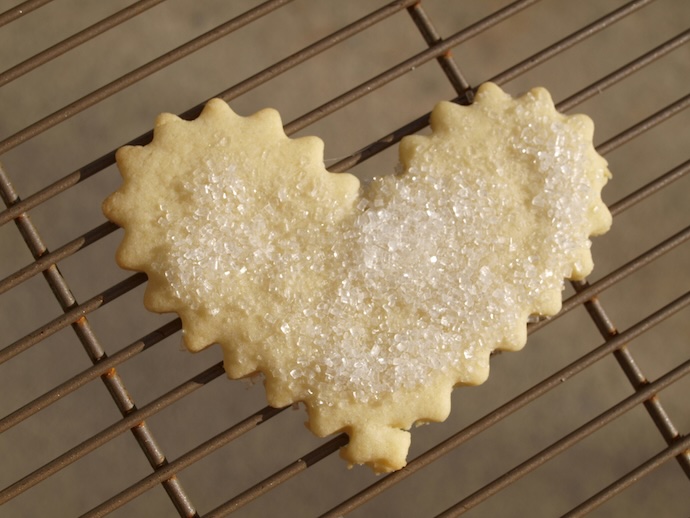 heart shaped cookie