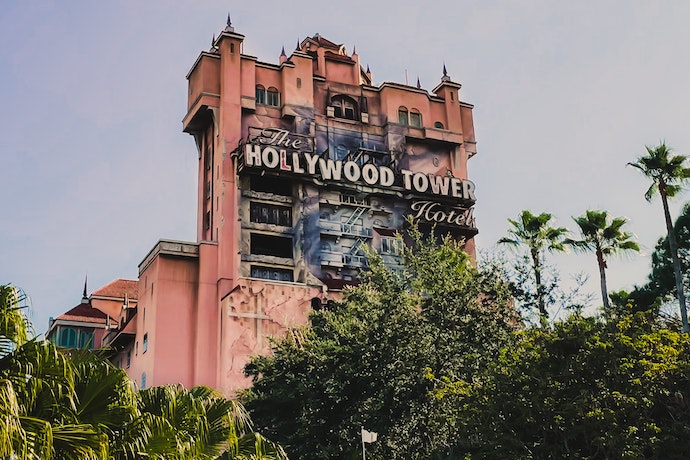 Exterior shot Hollywood Towers