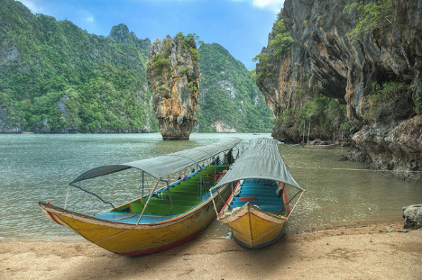 Thai Longtail boats