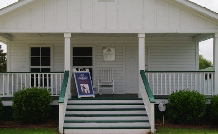 The childhood home of Hank Aaron was moved to the stadium. - Picture of Hank  Aaron Stadium, Mobile - Tripadvisor